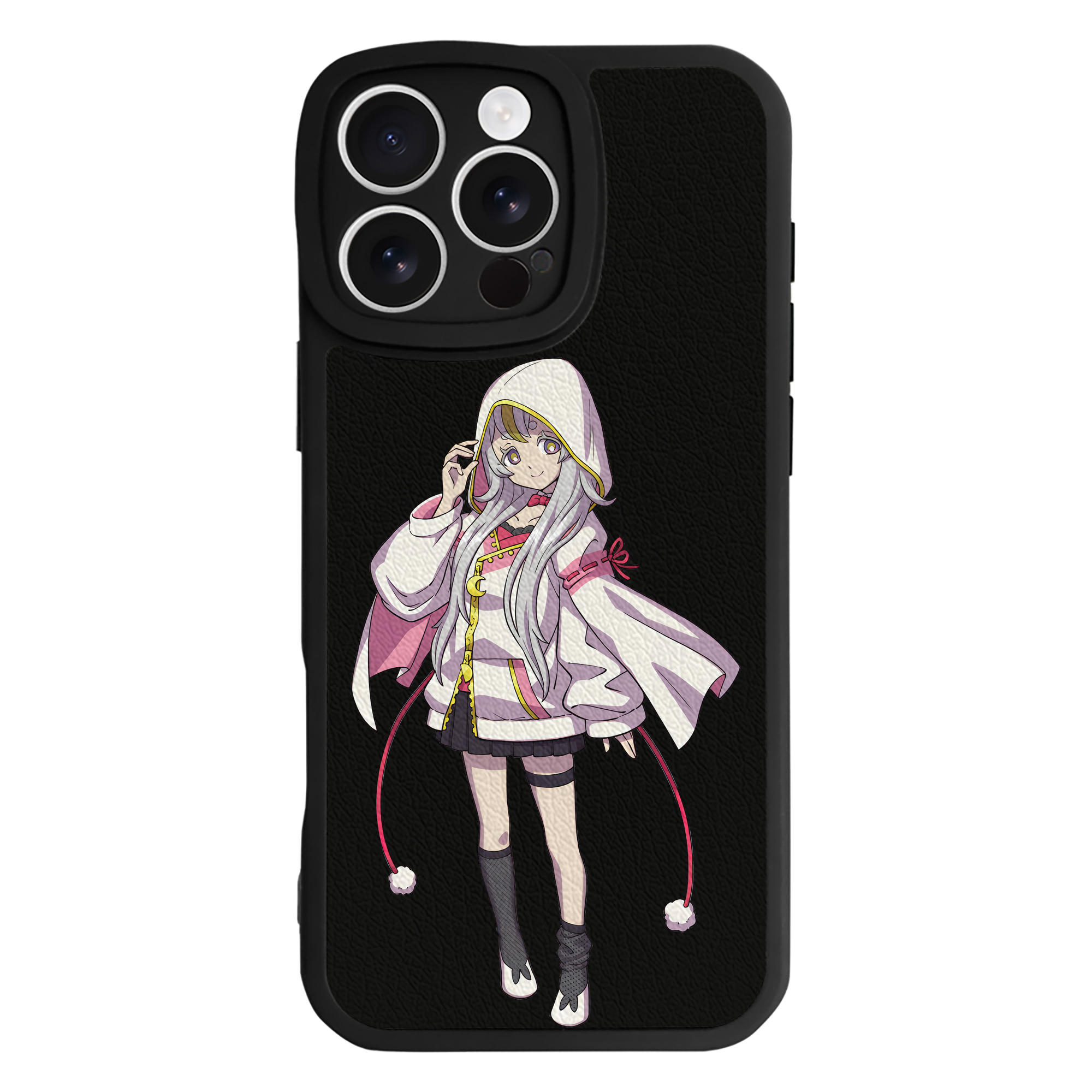（画像用） 妖怪ウォッチ Yo-kai Watch 【iPhone 16シリーズ対応】シリコンスマホケース（レザー調） 材質：シリコン